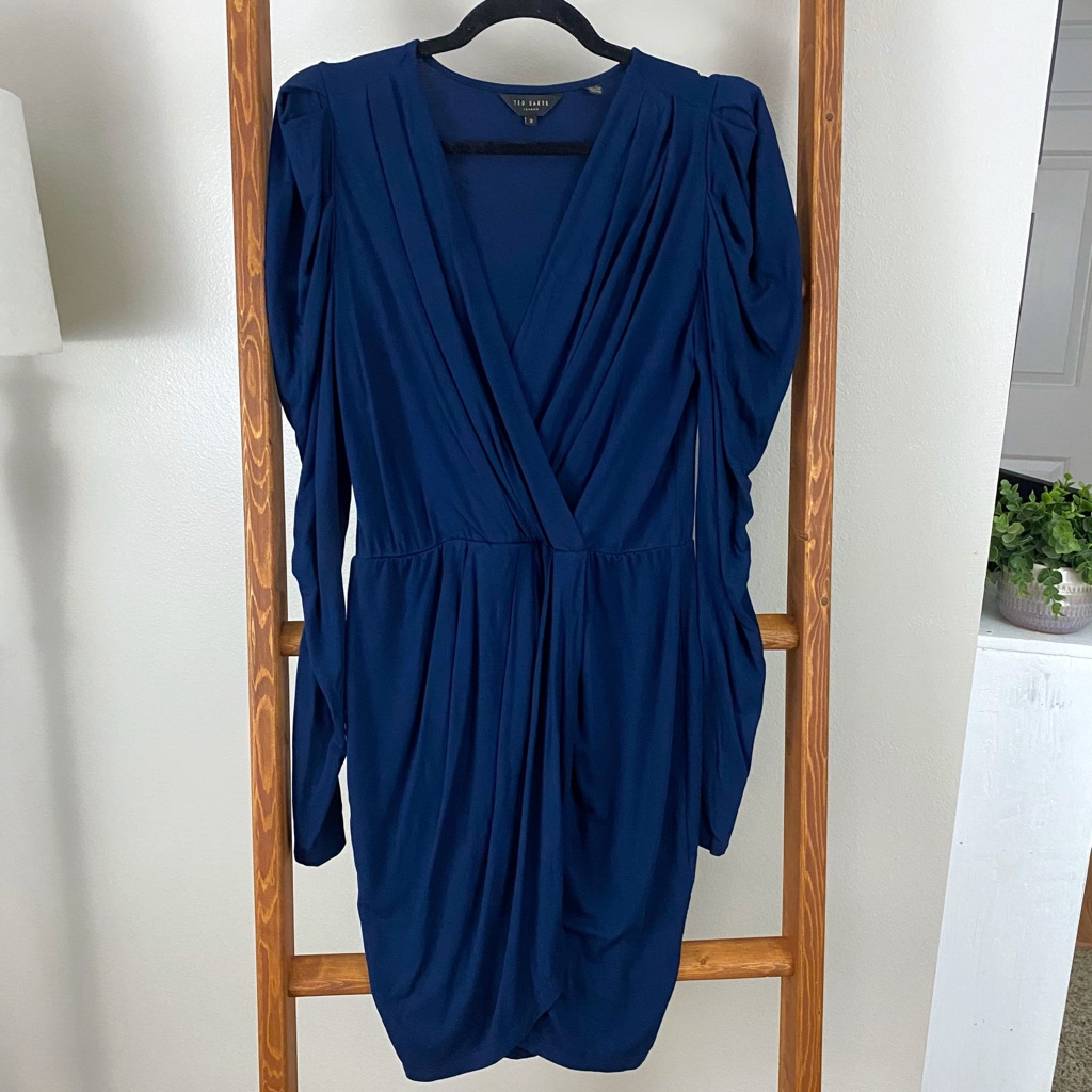 Ted Baker / Elvasi Wrap Front Jersey Dress 2